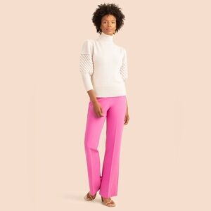 Tina Turk Bellanca Crochet Trim Sweater size XS